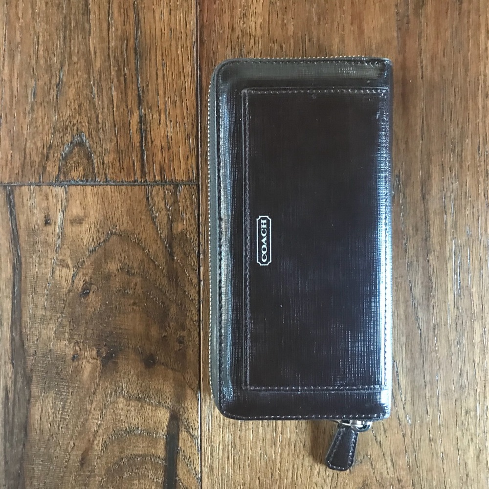 Brown coach wallet